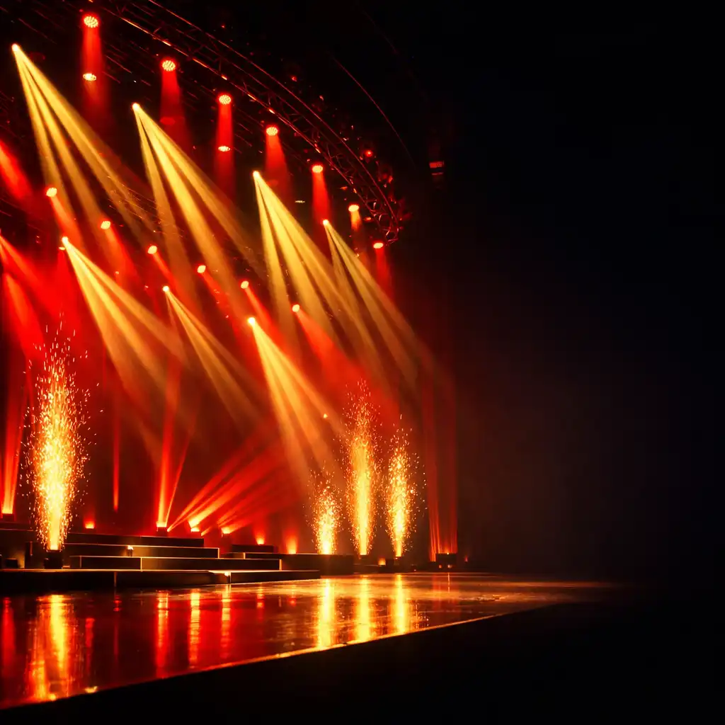 Scena eventowa premium z dynamicznym oświetleniem